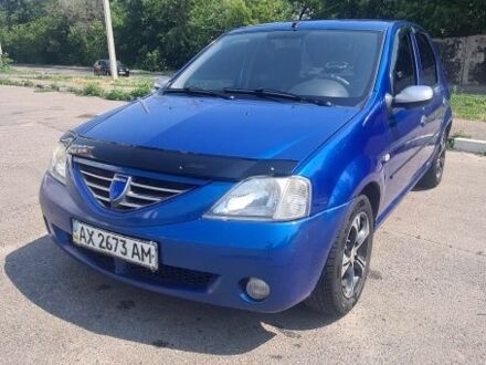 Дачия Логан 2006 в Харькове на Automoto.ua Синий Дачия Логан, объемом двигателя 1.4 л и пробегом 221 тыс. км за 3200 $, фото 1 на Automoto.ua