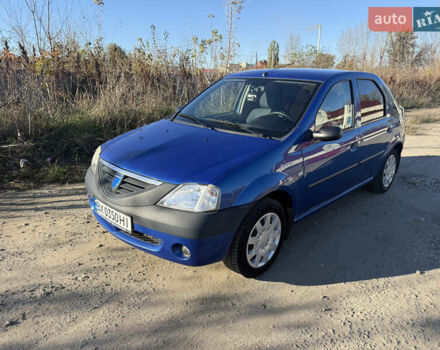 Синий Дачия Логан, объемом двигателя 1.39 л и пробегом 155 тыс. км за 4000 $, фото 1 на Automoto.ua
