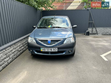 Синий Дачия Логан, объемом двигателя 1.39 л и пробегом 180 тыс. км за 3750 $, фото 1 на Automoto.ua