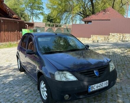 Синий Дачия Логан, объемом двигателя 1.4 л и пробегом 400 тыс. км за 1750 $, фото 1 на Automoto.ua