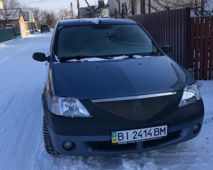 Синий Дачия Логан, объемом двигателя 1.4 л и пробегом 240 тыс. км за 4000 $, фото 1 на Automoto.ua