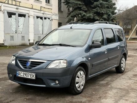 Синий Дачия Логан, объемом двигателя 1.6 л и пробегом 163 тыс. км за 5500 $, фото 1 на Automoto.ua