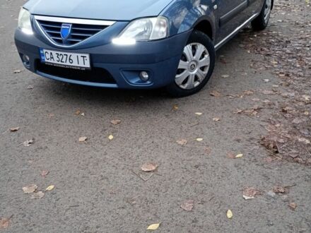 Синий Дачия Логан, объемом двигателя 1.4 л и пробегом 249 тыс. км за 3700 $, фото 1 на Automoto.ua