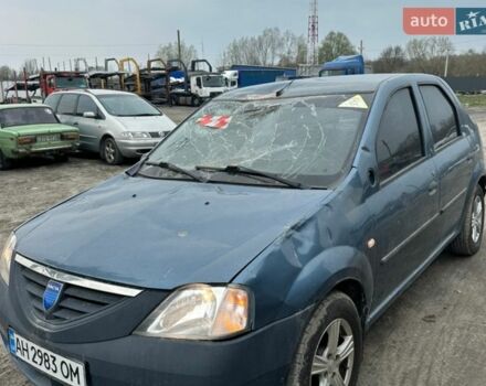 Синий Дачия Логан, объемом двигателя 1.39 л и пробегом 153 тыс. км за 2350 $, фото 1 на Automoto.ua
