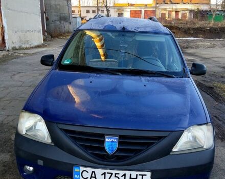 Синий Дачия Логан, объемом двигателя 1.6 л и пробегом 210 тыс. км за 4100 $, фото 1 на Automoto.ua
