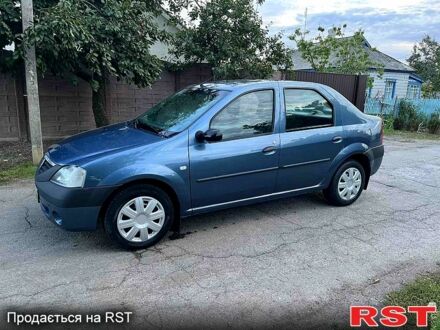 Синий Дачия Логан, объемом двигателя 1.6 л и пробегом 167 тыс. км за 3950 $, фото 1 на Automoto.ua