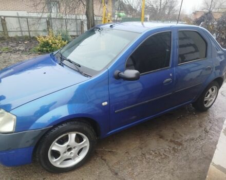 Синий Дачия Логан, объемом двигателя 1.4 л и пробегом 282 тыс. км за 2950 $, фото 1 на Automoto.ua