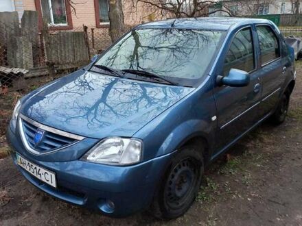 Дачия Логан 2007 в Черкассах на Automoto.ua Синий Дачия Логан, объемом двигателя 1.6 л и пробегом 152 тыс. км за 5800 $, фото 1 на Automoto.ua