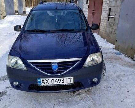 Синий Дачия Логан, объемом двигателя 1.6 л и пробегом 316 тыс. км за 4300 $, фото 1 на Automoto.ua
