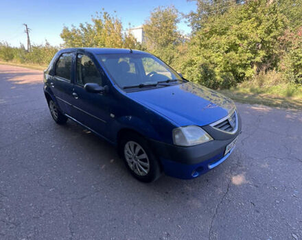 Синий Дачия Логан, объемом двигателя 1.6 л и пробегом 215 тыс. км за 3100 $, фото 1 на Automoto.ua