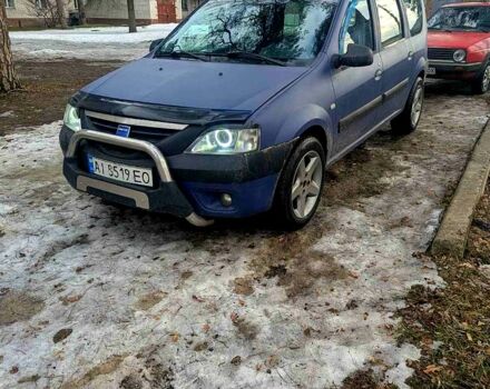 Синий Дачия Логан, объемом двигателя 1.6 л и пробегом 21500 тыс. км за 4300 $, фото 1 на Automoto.ua