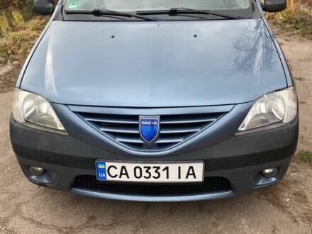 Синий Дачия Логан, объемом двигателя 1.6 л и пробегом 235 тыс. км за 5000 $, фото 1 на Automoto.ua