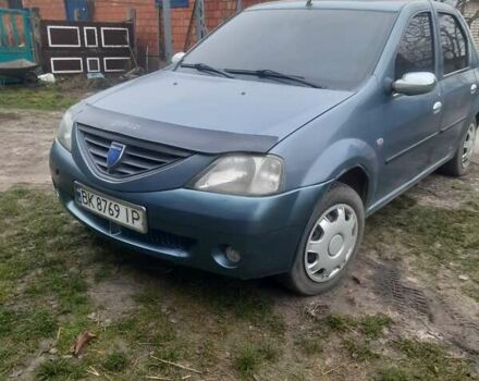 Синий Дачия Логан, объемом двигателя 1.4 л и пробегом 430 тыс. км за 2300 $, фото 1 на Automoto.ua