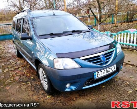 Синий Дачия Логан, объемом двигателя 1.6 л и пробегом 298 тыс. км за 4750 $, фото 1 на Automoto.ua