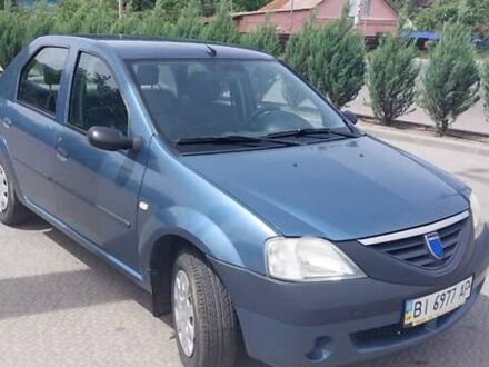 Дачия Логан 2007 в Полтаве на Automoto.ua Синий Дачия Логан, объемом двигателя 1.39 л и пробегом 178 тыс. км за 4600 $, фото 1 на Automoto.ua