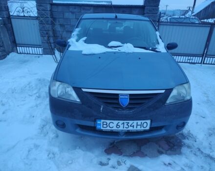 Синий Дачия Логан, объемом двигателя 1.4 л и пробегом 172 тыс. км за 3535 $, фото 1 на Automoto.ua