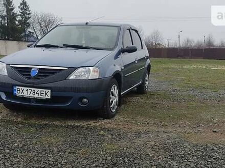 Дачія Logan 2007 у Ярмолинці на Automoto.ua Синій Дачія Logan, об'ємом двигуна 1.6 л та пробігом 155 тис. км за 4150 $, фото 1 на Automoto.ua