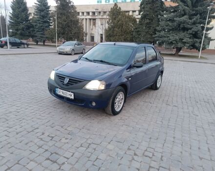 Синий Дачия Логан, объемом двигателя 1.4 л и пробегом 123 тыс. км за 3200 $, фото 1 на Automoto.ua