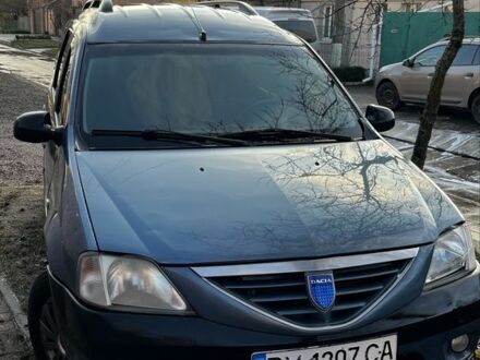 Синий Дачия Логан, объемом двигателя 1.6 л и пробегом 486 тыс. км за 3000 $, фото 1 на Automoto.ua