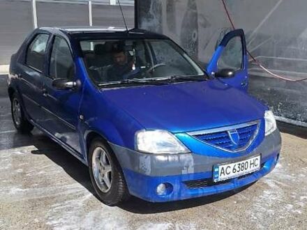 Синий Дачия Логан, объемом двигателя 1.6 л и пробегом 155 тыс. км за 3494 $, фото 1 на Automoto.ua