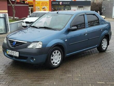 Синий Дачия Логан, объемом двигателя 1.4 л и пробегом 350 тыс. км за 4600 $, фото 1 на Automoto.ua