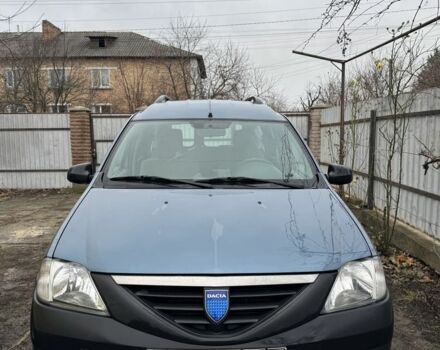 Синий Дачия Логан, объемом двигателя 1.6 л и пробегом 159 тыс. км за 6000 $, фото 1 на Automoto.ua
