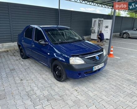 Синий Дачия Логан, объемом двигателя 1.39 л и пробегом 244 тыс. км за 3000 $, фото 1 на Automoto.ua