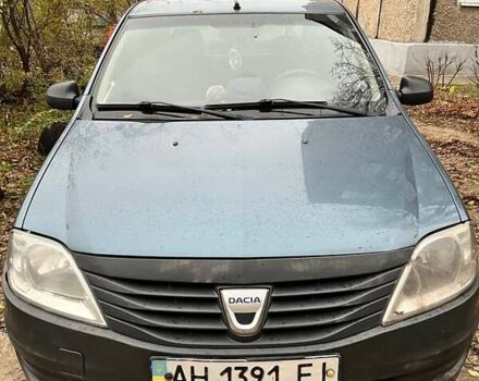 Синий Дачия Логан, объемом двигателя 1.4 л и пробегом 196 тыс. км за 3000 $, фото 1 на Automoto.ua