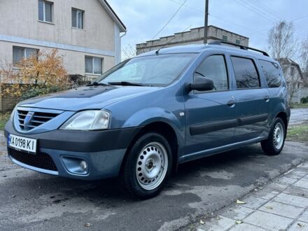 Синий Дачия Логан, объемом двигателя 1.6 л и пробегом 144 тыс. км за 6100 $, фото 1 на Automoto.ua