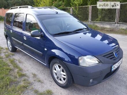 Дачия Логан 2008 в Львове на Automoto.ua Синий Дачия Логан, объемом двигателя 1.46 л и пробегом 260 тыс. км за 4990 $, фото 1 на Automoto.ua
