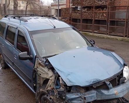 Синий Дачия Логан, объемом двигателя 1.6 л и пробегом 220 тыс. км за 2300 $, фото 1 на Automoto.ua