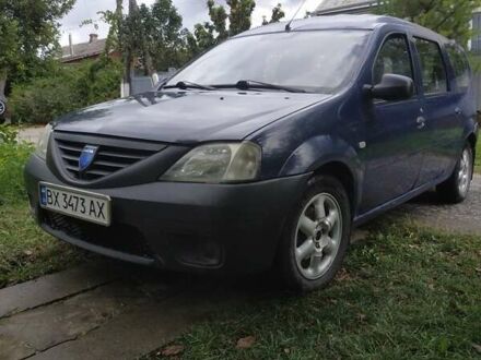 Синий Дачия Логан, объемом двигателя 1.6 л и пробегом 225 тыс. км за 4200 $, фото 1 на Automoto.ua