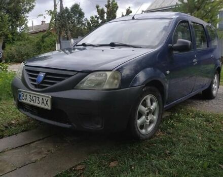 Дачия Логан 2008 в Каменце-Подольском на Automoto.ua Синий Дачия Логан, объемом двигателя 1.6 л и пробегом 225 тыс. км за 4200 $, фото 1 на Automoto.ua