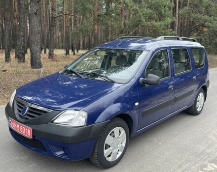 Синий Дачия Логан, объемом двигателя 1.6 л и пробегом 185 тыс. км за 4850 $, фото 1 на Automoto.ua