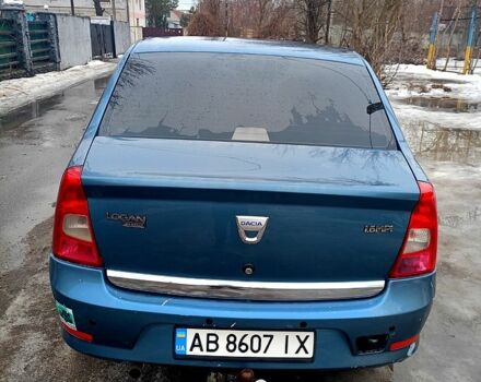 Синий Дачия Логан, объемом двигателя 1.6 л и пробегом 350 тыс. км за 3280 $, фото 1 на Automoto.ua