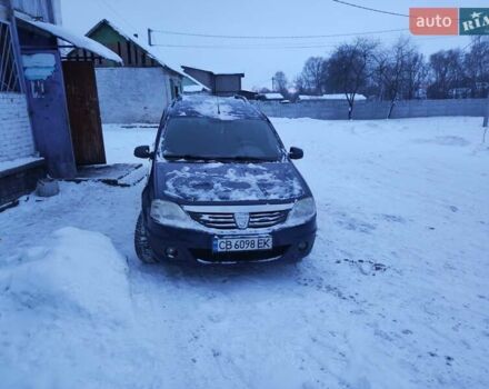 Синий Дачия Логан, объемом двигателя 1.6 л и пробегом 270 тыс. км за 4800 $, фото 1 на Automoto.ua