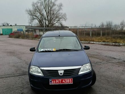 Синий Дачия Логан, объемом двигателя 1.6 л и пробегом 188 тыс. км за 5499 $, фото 1 на Automoto.ua