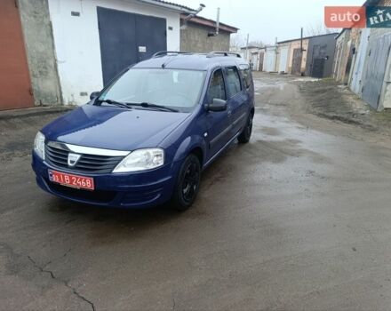 Синий Дачия Логан, объемом двигателя 1.4 л и пробегом 151 тыс. км за 4750 $, фото 1 на Automoto.ua