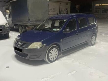 Синий Дачия Логан, объемом двигателя 1.39 л и пробегом 215 тыс. км за 3700 $, фото 1 на Automoto.ua