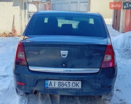 Синий Дачия Логан, объемом двигателя 1.4 л и пробегом 214 тыс. км за 3100 $, фото 1 на Automoto.ua