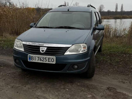 Синий Дачия Логан, объемом двигателя 1.46 л и пробегом 212 тыс. км за 6000 $, фото 1 на Automoto.ua