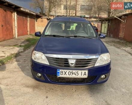 Синий Дачия Логан, объемом двигателя 1.6 л и пробегом 177 тыс. км за 6300 $, фото 1 на Automoto.ua