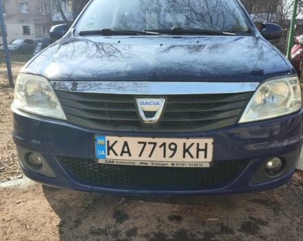 Синий Дачия Логан, объемом двигателя 1.6 л и пробегом 175 тыс. км за 5599 $, фото 1 на Automoto.ua