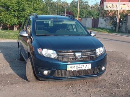 Дачия Логан 2015 в Сумах на Automoto.ua Синий Дачия Логан, объемом двигателя 1.1 л и пробегом 87 тыс. км за 11580 $, фото 1 на Automoto.ua