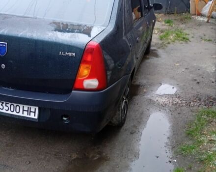 Зеленый Дачия Логан, объемом двигателя 1.4 л и пробегом 305 тыс. км за 2800 $, фото 2 на Automoto.ua