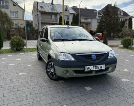 Зеленый Дачия Логан, объемом двигателя 1.39 л и пробегом 80 тыс. км за 3700 $, фото 2 на Automoto.ua