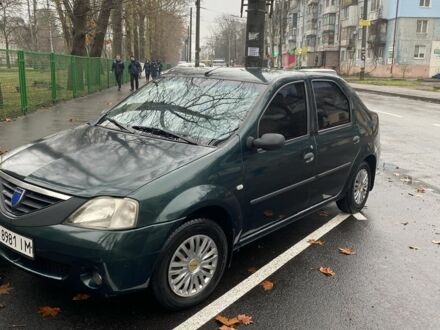 Зеленый Дачия Логан, объемом двигателя 1.4 л и пробегом 272 тыс. км за 2000 $, фото 1 на Automoto.ua