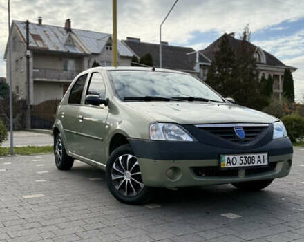 Зеленый Дачия Логан, объемом двигателя 1.39 л и пробегом 80 тыс. км за 3700 $, фото 1 на Automoto.ua