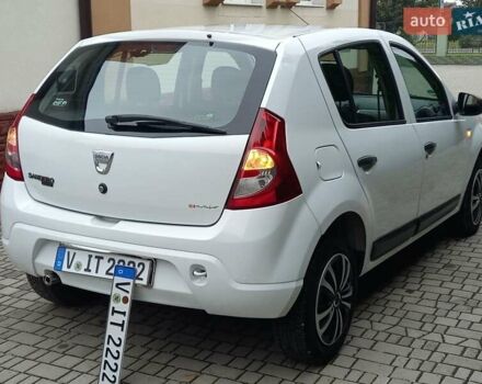 Білий Дачія Sandero, об'ємом двигуна 1.2 л та пробігом 160 тис. км за 4299 $, фото 53 на Automoto.ua