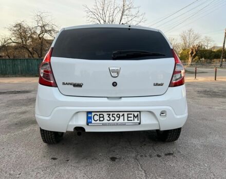 Белый Дачия Сандеро, объемом двигателя 1.1 л и пробегом 245 тыс. км за 4200 $, фото 5 на Automoto.ua